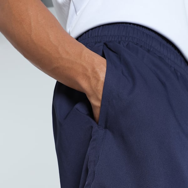 Men's Woven 5" Training Shorts, Peacoat, extralarge-IND